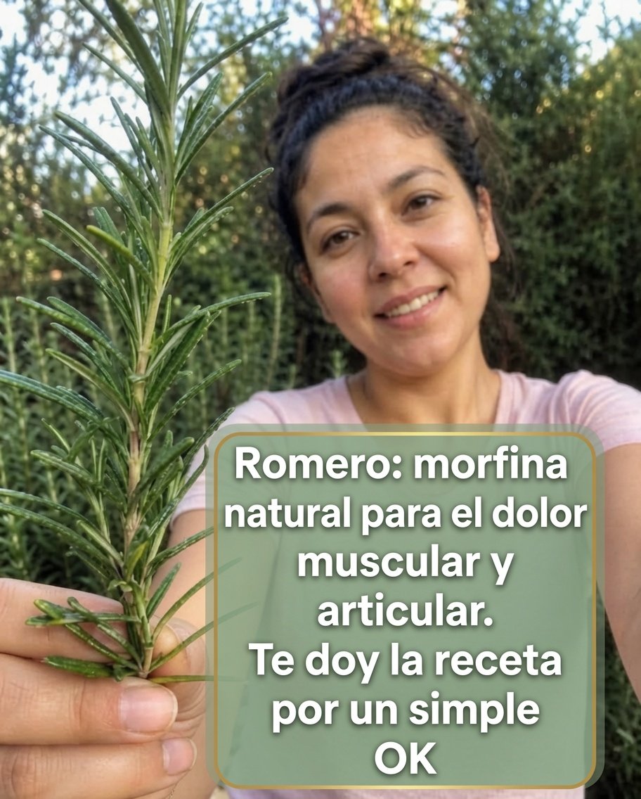 Romero morfina natural para el dolor muscular y articular