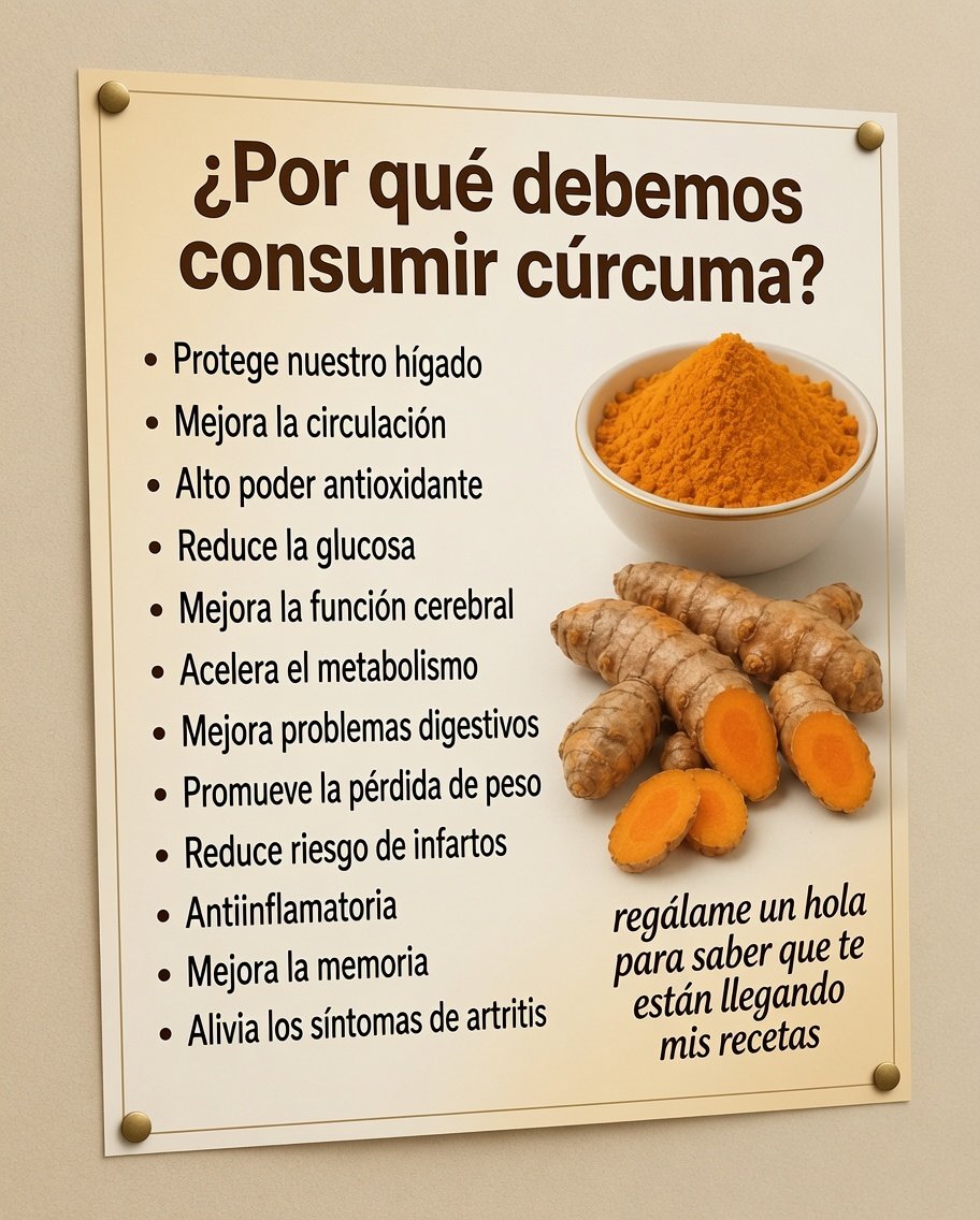 Beneficios de consumir cúrcuma