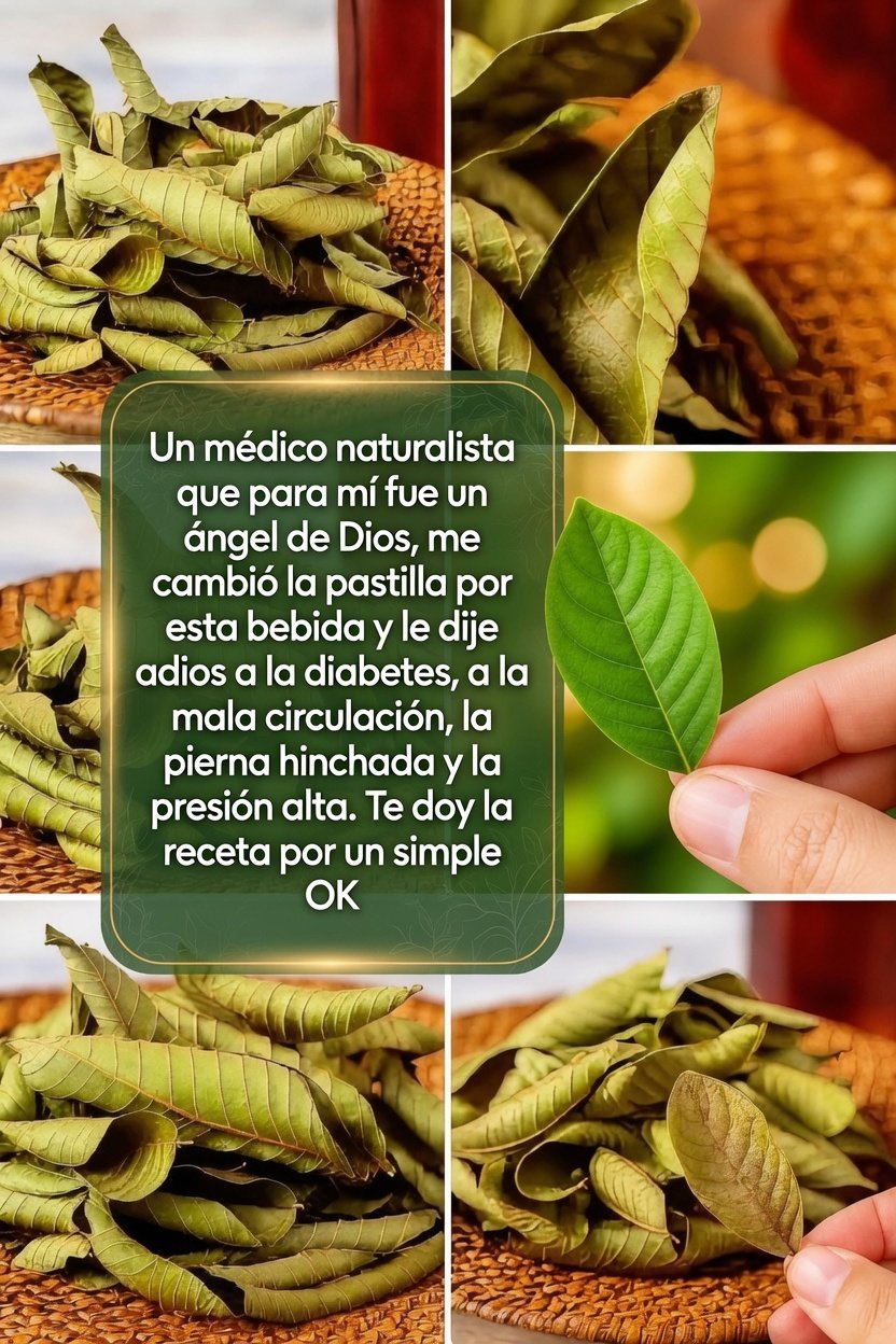 Hojas secas de guayaba