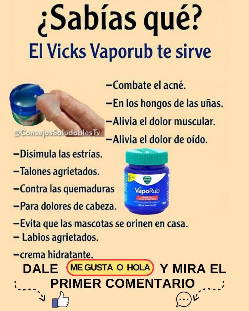 Beneficios de poner Vick Vaporub en los pies