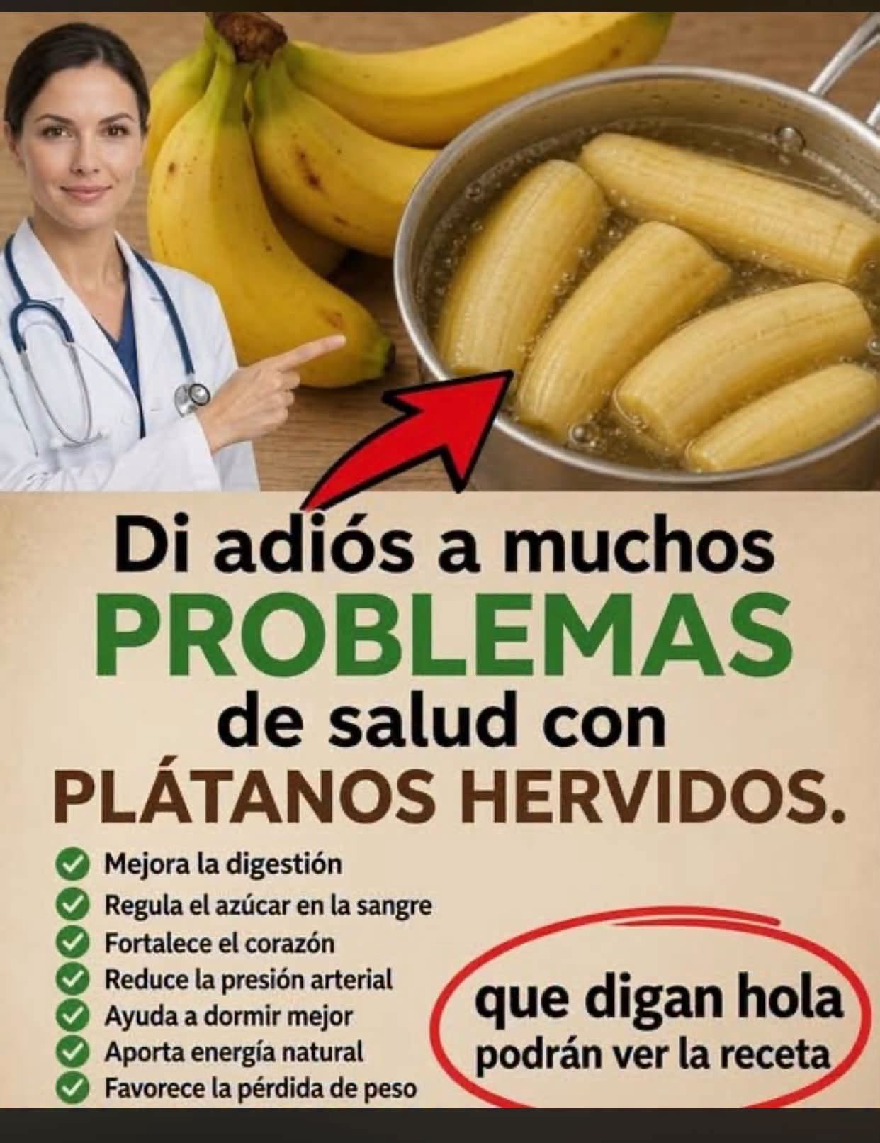 Plátanos hervidos