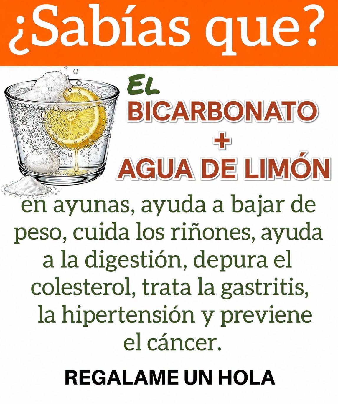 Agua con Limón y Bicarbonato