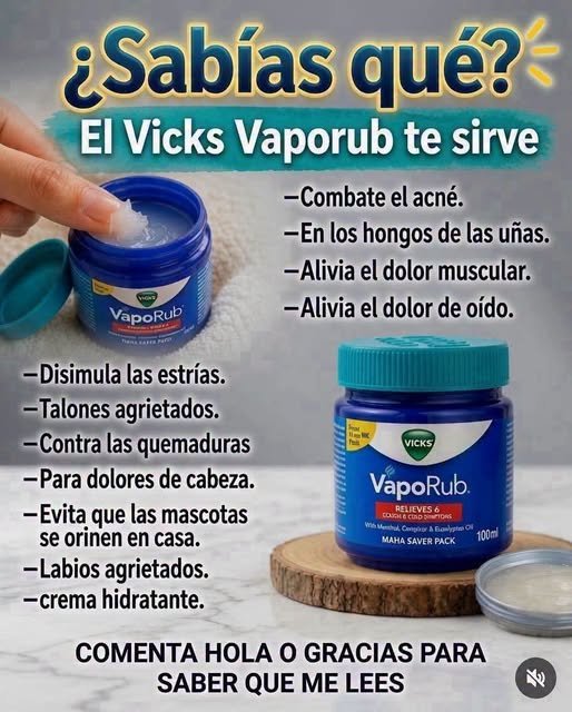 Usos del Vicks VapoRub para verrugas y otros propósitos