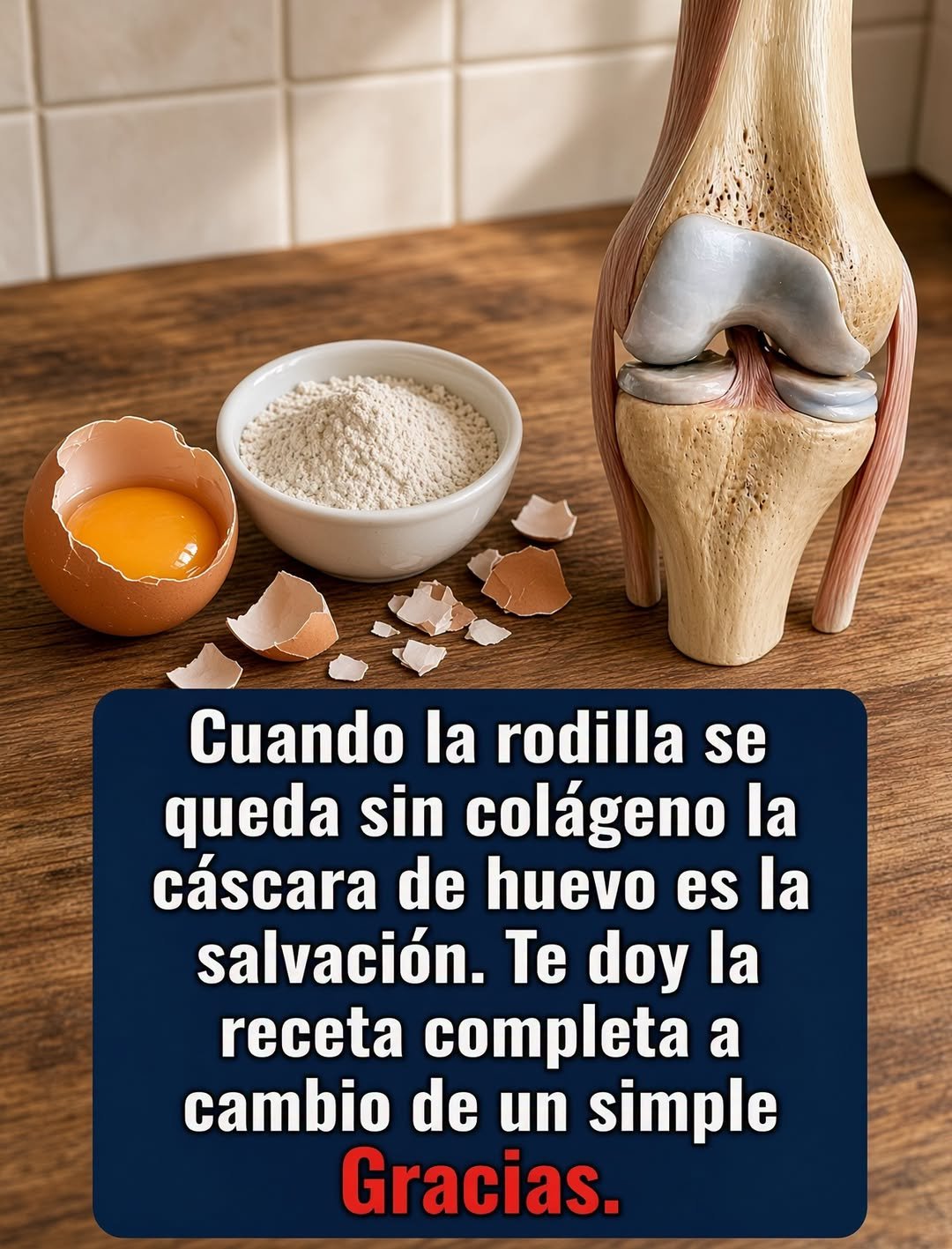 Cáscaras de huevo para la salud articular