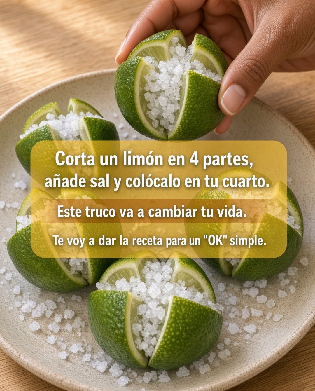 Preparación de Limón y Sal