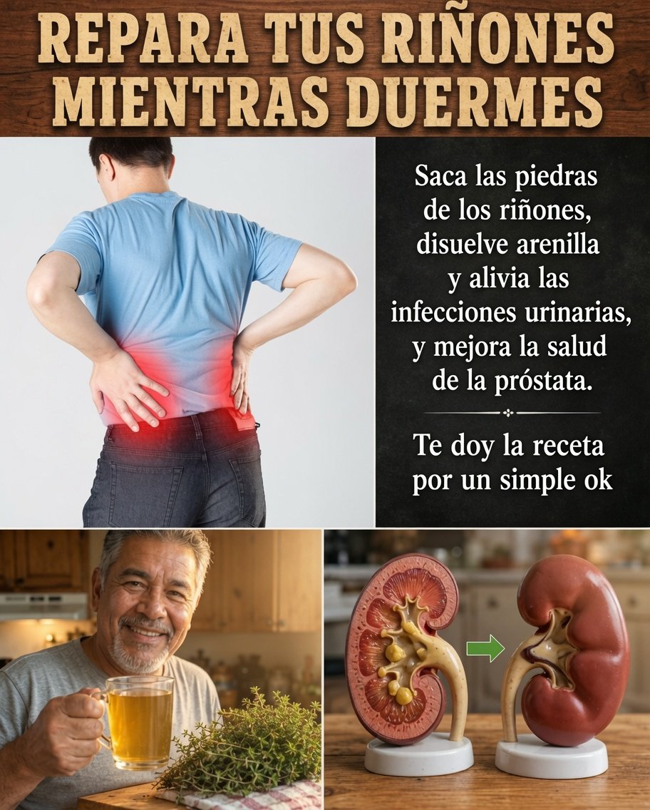 Bebida natural para la salud renal