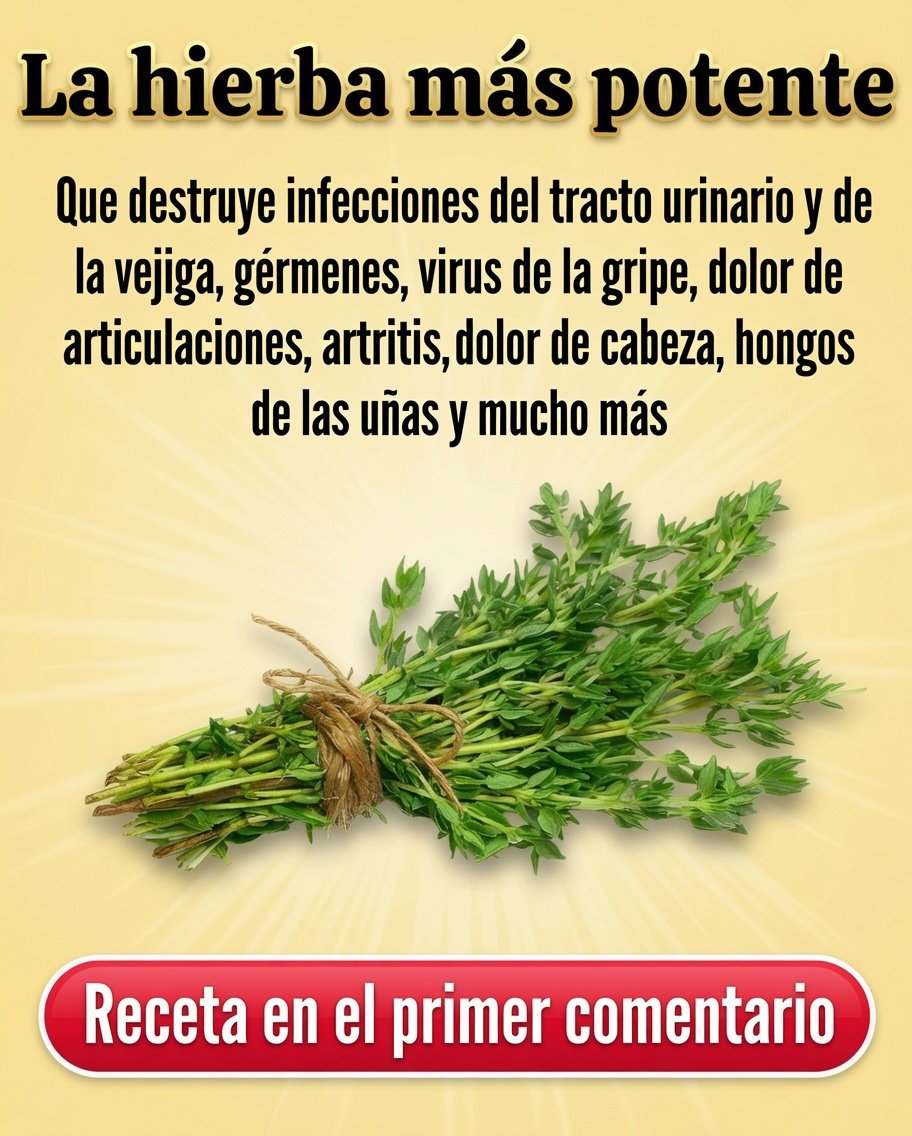 Tomillo y sus beneficios medicinales