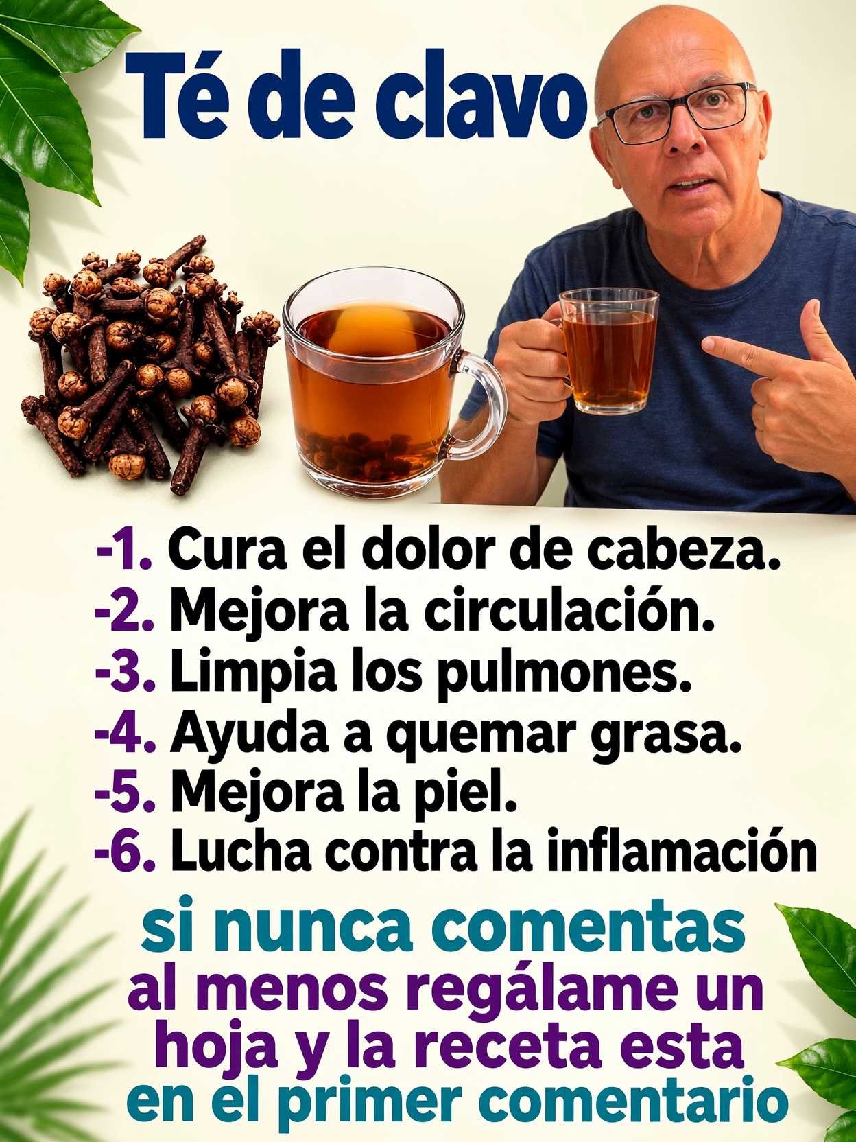 Té de Clavos de Olor